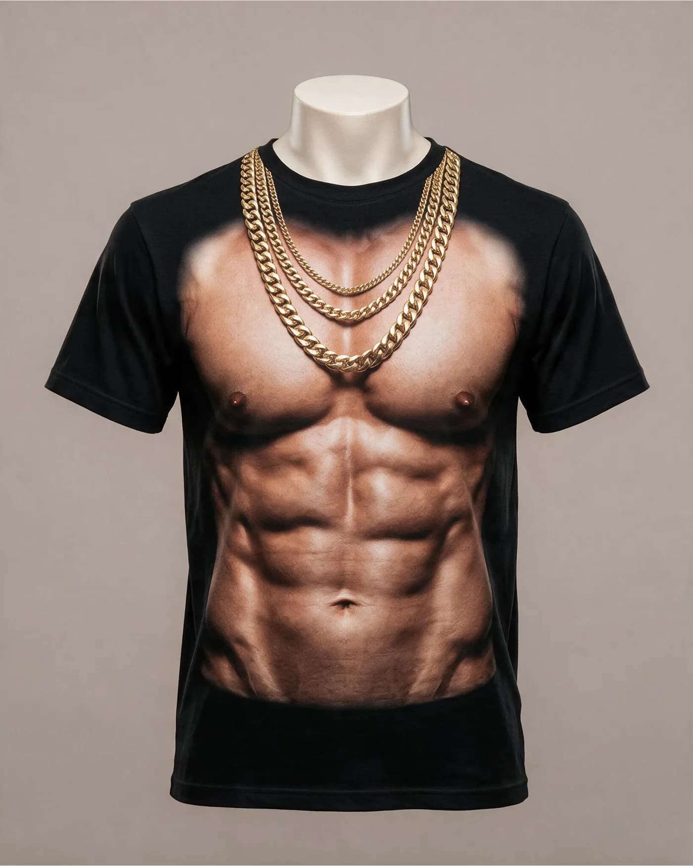 Gold Chain Muscle Tee